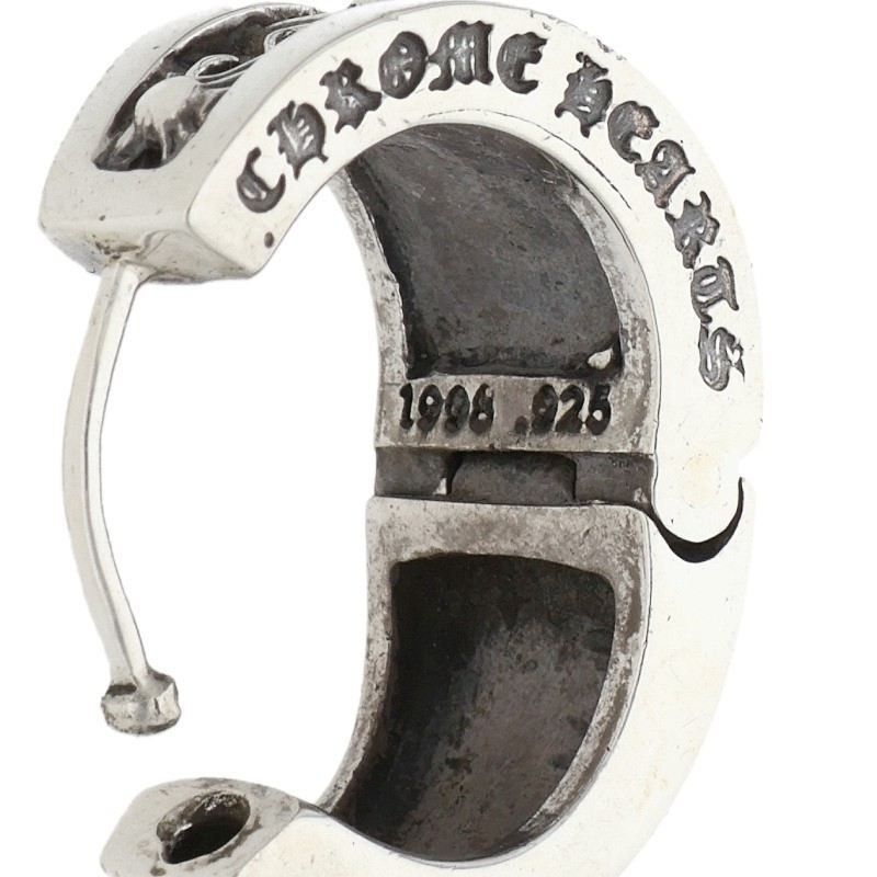 Chrome Hearts Chrome Hearts Narrow V CHX Silver Earring Size ONE SIZE - 4 Thumbnail