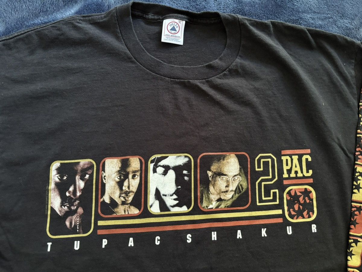 Vintage Vintage Tupac tee Size US XL / EU 56 / 4 - 2 Thumbnail
