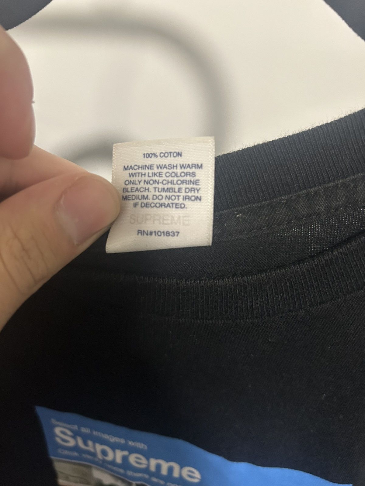 Supreme Supreme Verify tee Size US L / EU 52-54 / 3 - 4 Thumbnail