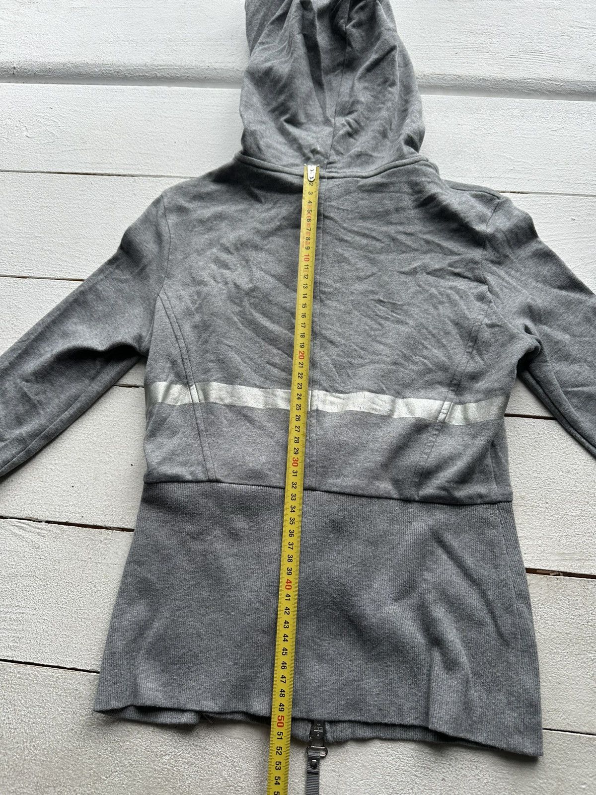 Armani Exchange 🚨Armani Exchange Women Zip-Up hoodie y2k silver logo Size S / US 4 / IT 40 - 10 Thumbnail