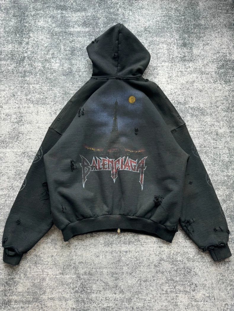 Balenciaga Balenciaga size 2 Heavy Industry Paris Tower Destroy Zip Ja Size US S / EU 44-46 / 1 - 1 Thumbnail