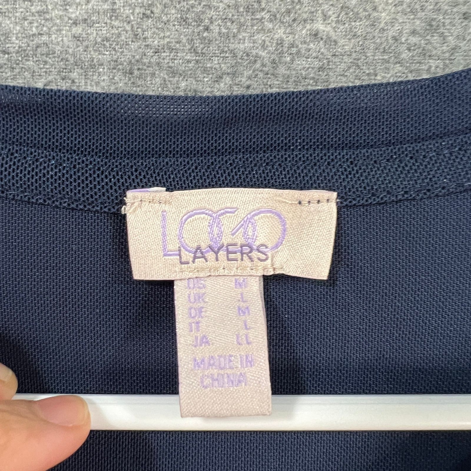 Other LOGO Layers by Lori Goldstein Mesh Crew Neck Size M / US 6-8 / IT 42-44 - 3 Thumbnail