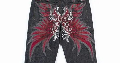 VIBE Baggy jeans with embroidery Size US 32 / EU 48 - 4 Thumbnail