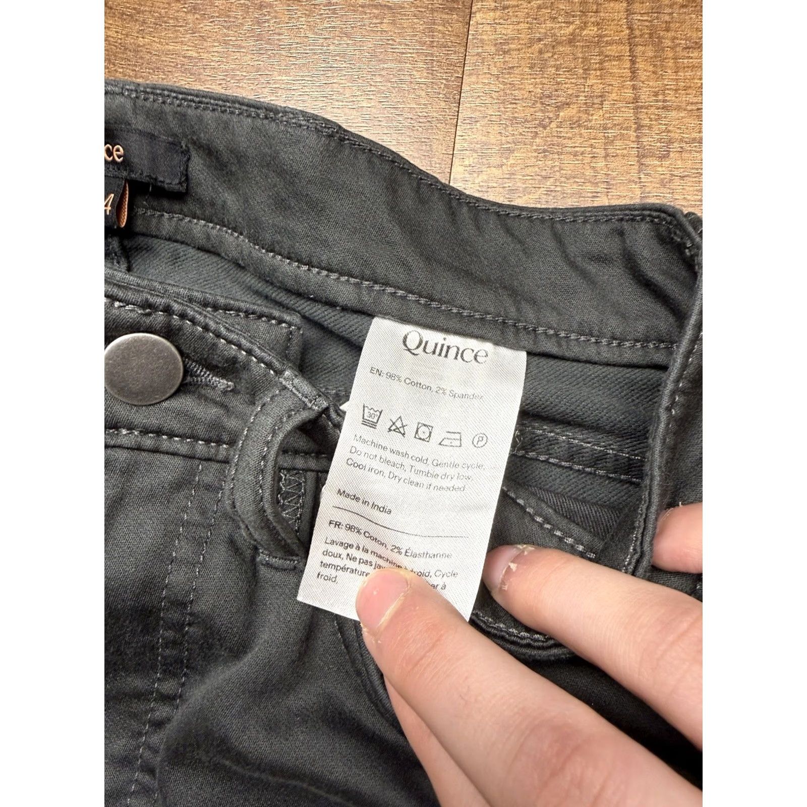 Quince Quince Men Comfort Stretch Traveler 5 Pocket Pants Slim Charcoal 30X34 Size US 30 / EU 46 - 6 Thumbnail