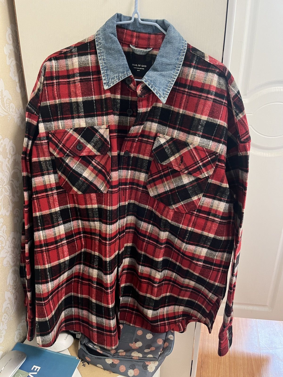 Fear of God Fear of god fog 5th fifth flannel shirt | Grailed