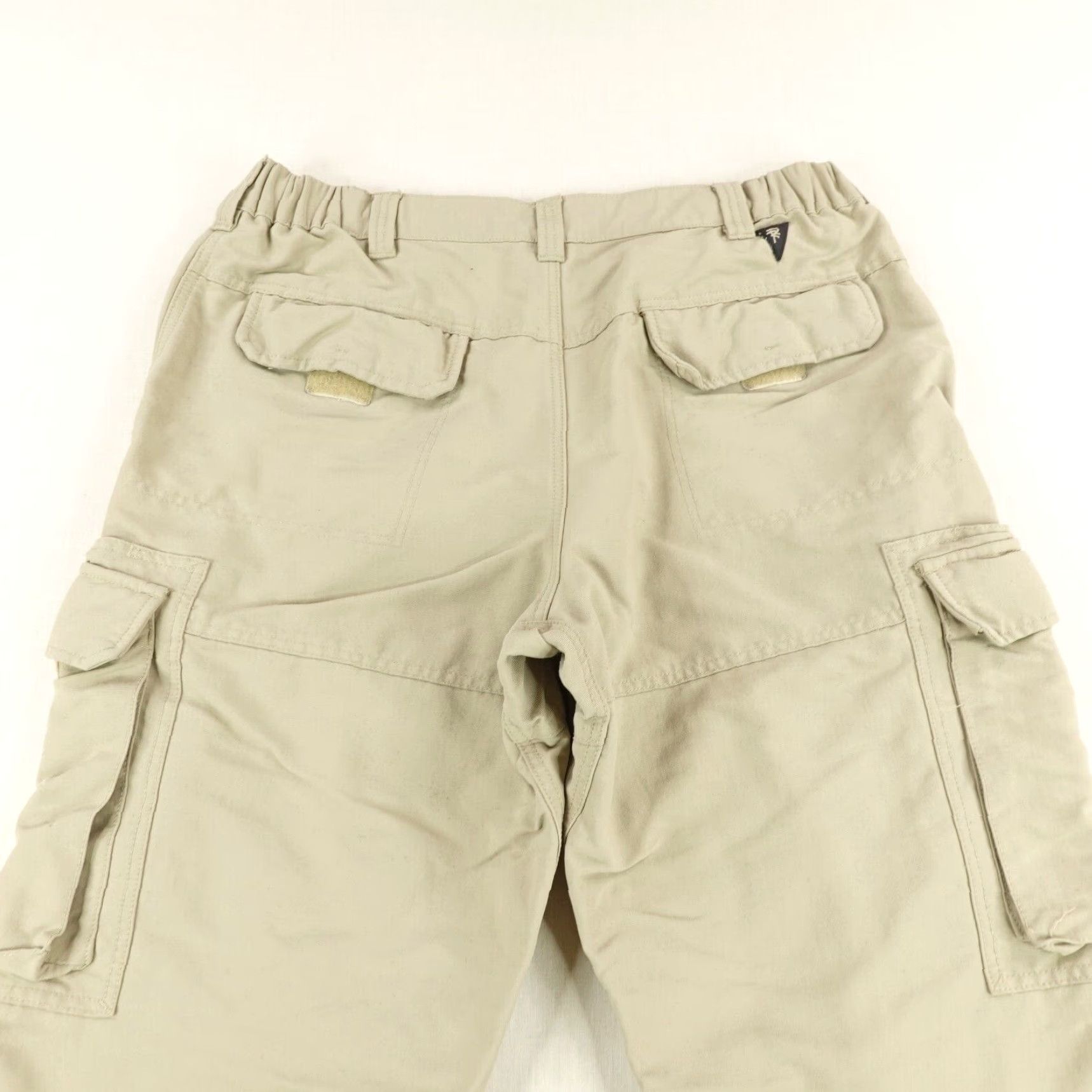 Rails VINTAGE Rail Riders Cargo Pants Mens Large Khaki Tan Nylon Relaxed Wide-Leg Outdoors Size US 34 / EU 50 - 5 Thumbnail