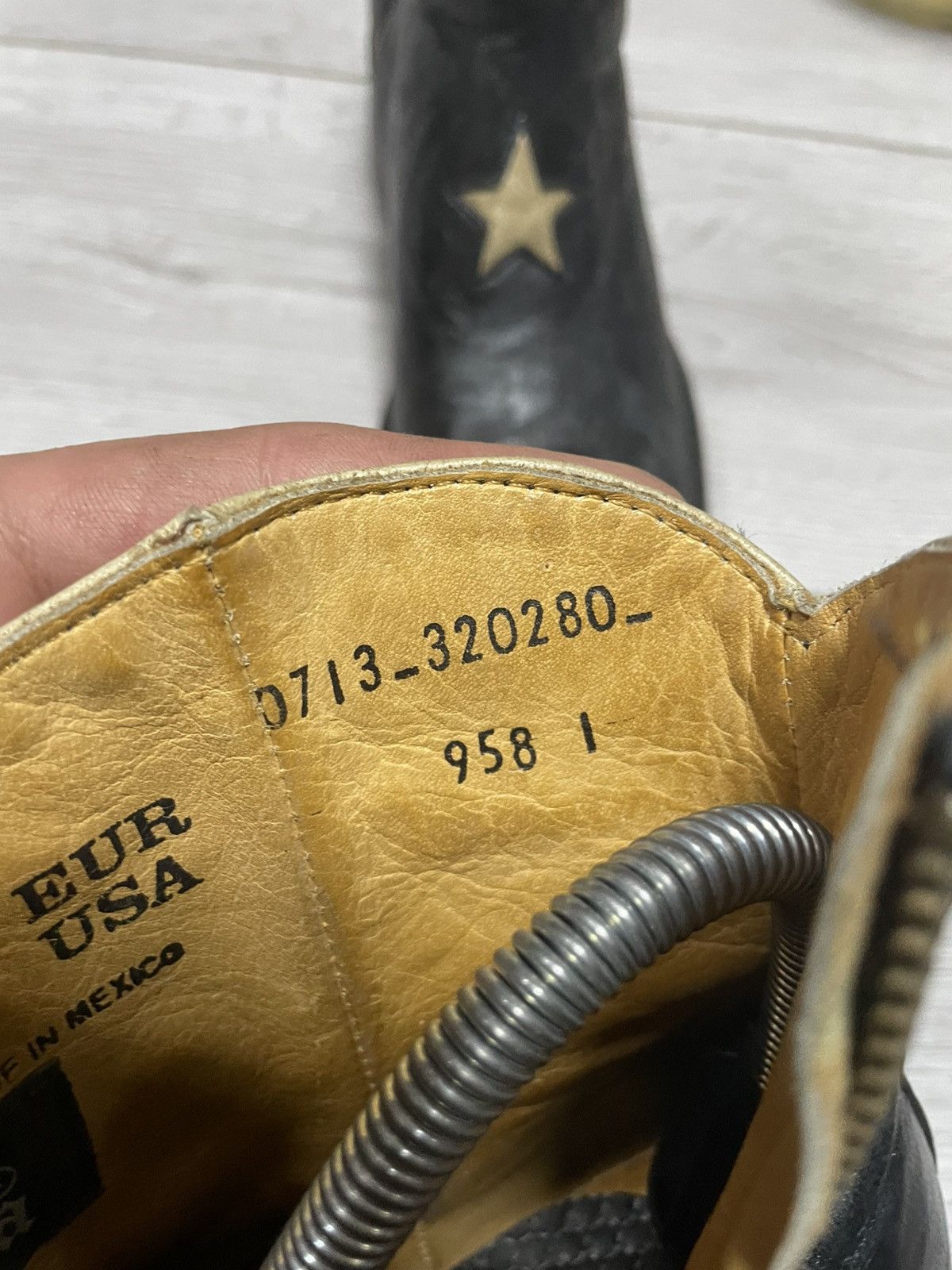Old Gringo Old Gringo mexico star leather boots cowboy biker Size US 6 / IT 36 - 7 Thumbnail