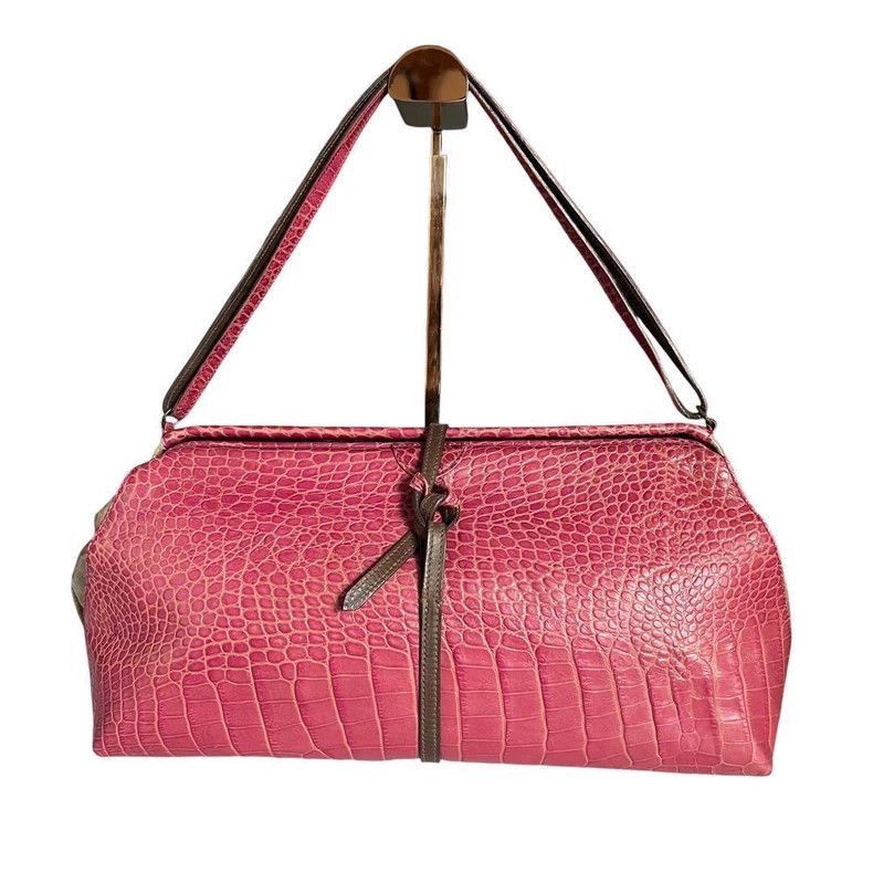 Dries Van Noten Dries Van Noten Crocodile leather bag- Size ONE SIZE - 3 Thumbnail