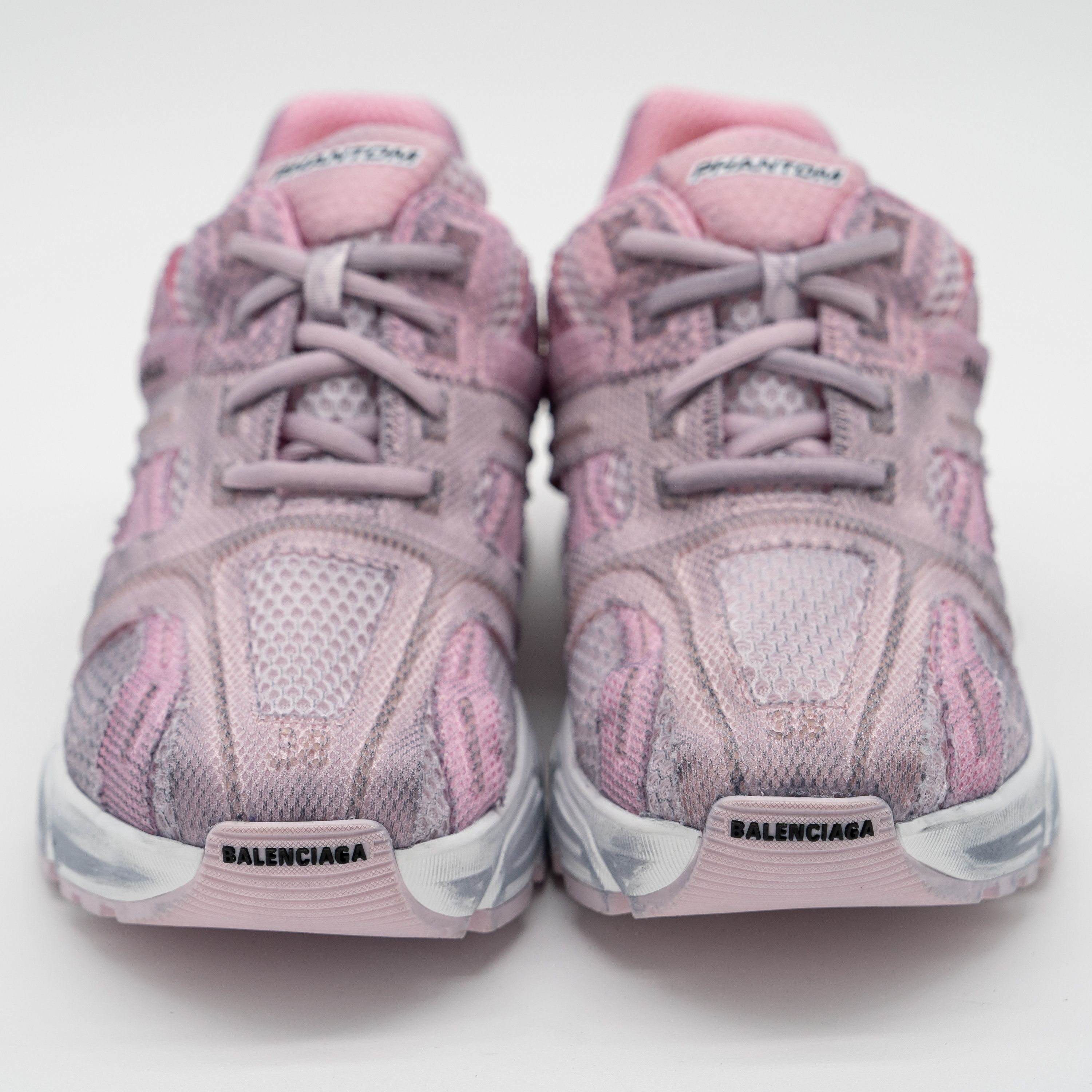 Balenciaga 38 EU 8 US Balenciaga Phantom Sneakers Pink Distressed Mesh Size US 8 / IT 38 - 2 Thumbnail