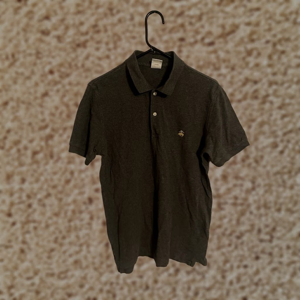 Brooks Brothers Brooks Brothers Polo Shirt Slim Fit Gray S/S Performance - Men's M Shirt Size US M / EU 48-50 / 2 - 1 Thumbnail