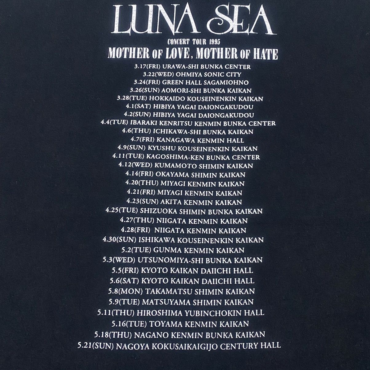 Band Tees × Vintage Rare‼️🔥Vintage Japanese Band Luna Sea Concert 1995 T-Shirt Size US M / EU 48-50 / 2 - 8 Thumbnail