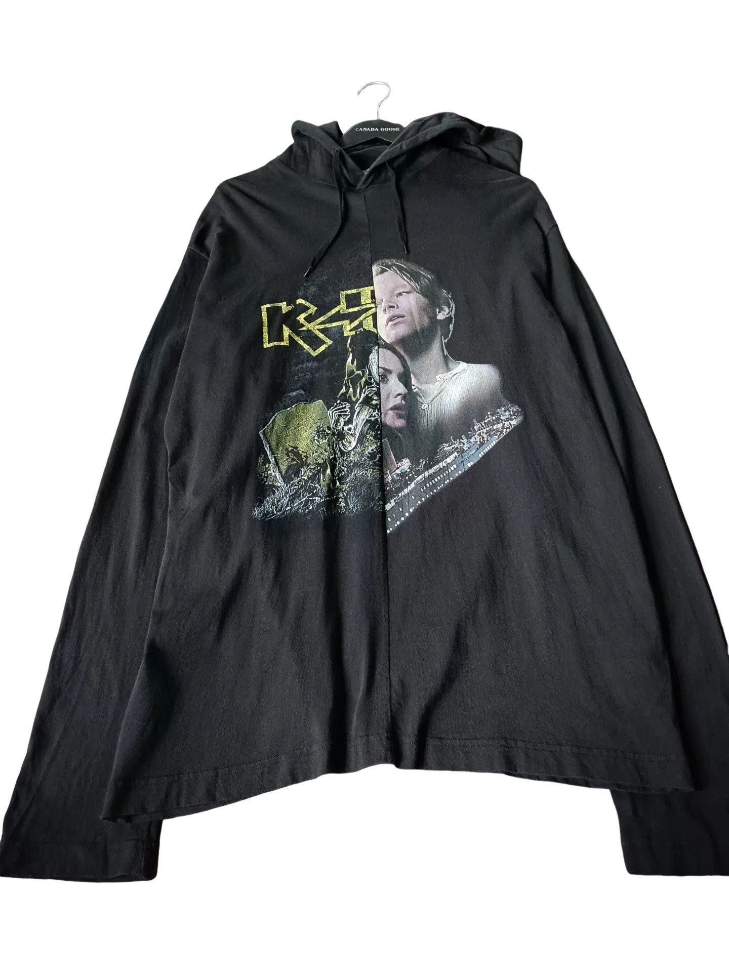 Vetements AW17 Vetements Titanic K-hole Split Logo Tshirt Hoodie