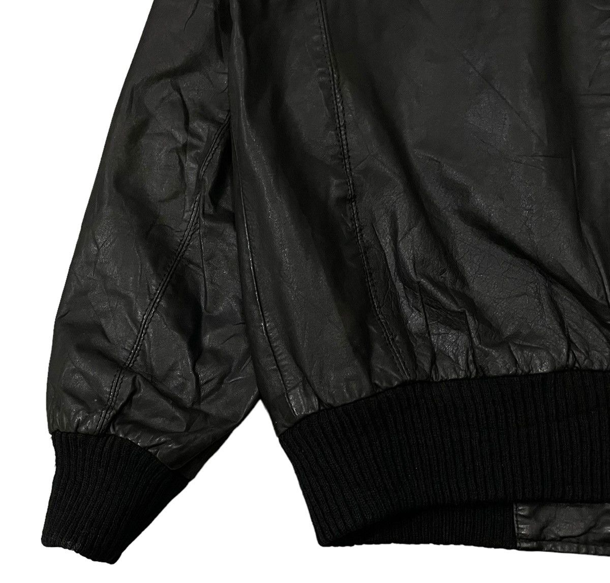 Comme des Garcons Tricot Comme Des Garcons Bomber Leather Jacket Size US M / EU 48-50 / 2 - 13 Thumbnail