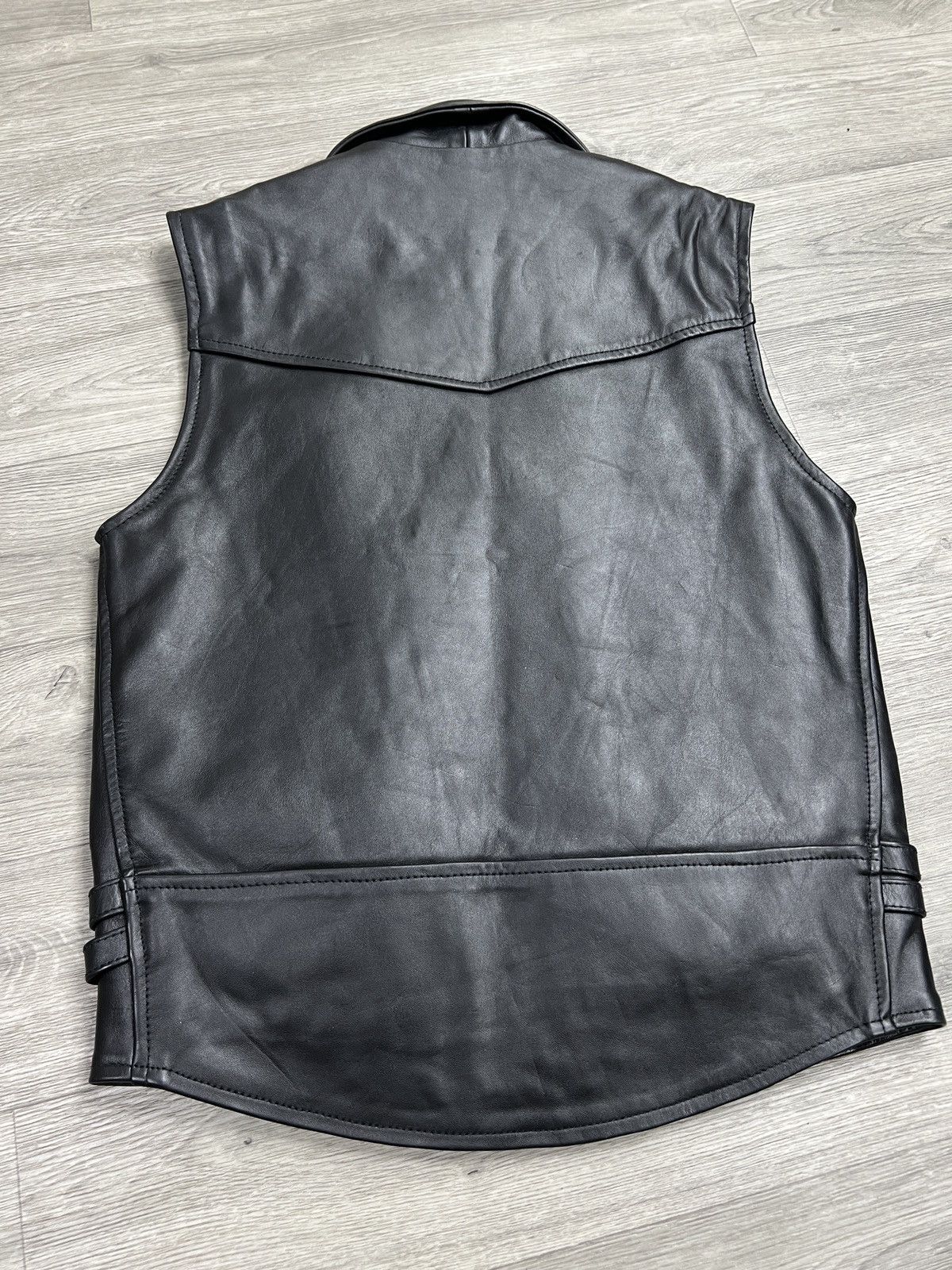 Leather Vintage Leather Biker Vest Motorcycle Moto Women’s Size S M Size M / US 6-8 / IT 42-44 - 11 Thumbnail