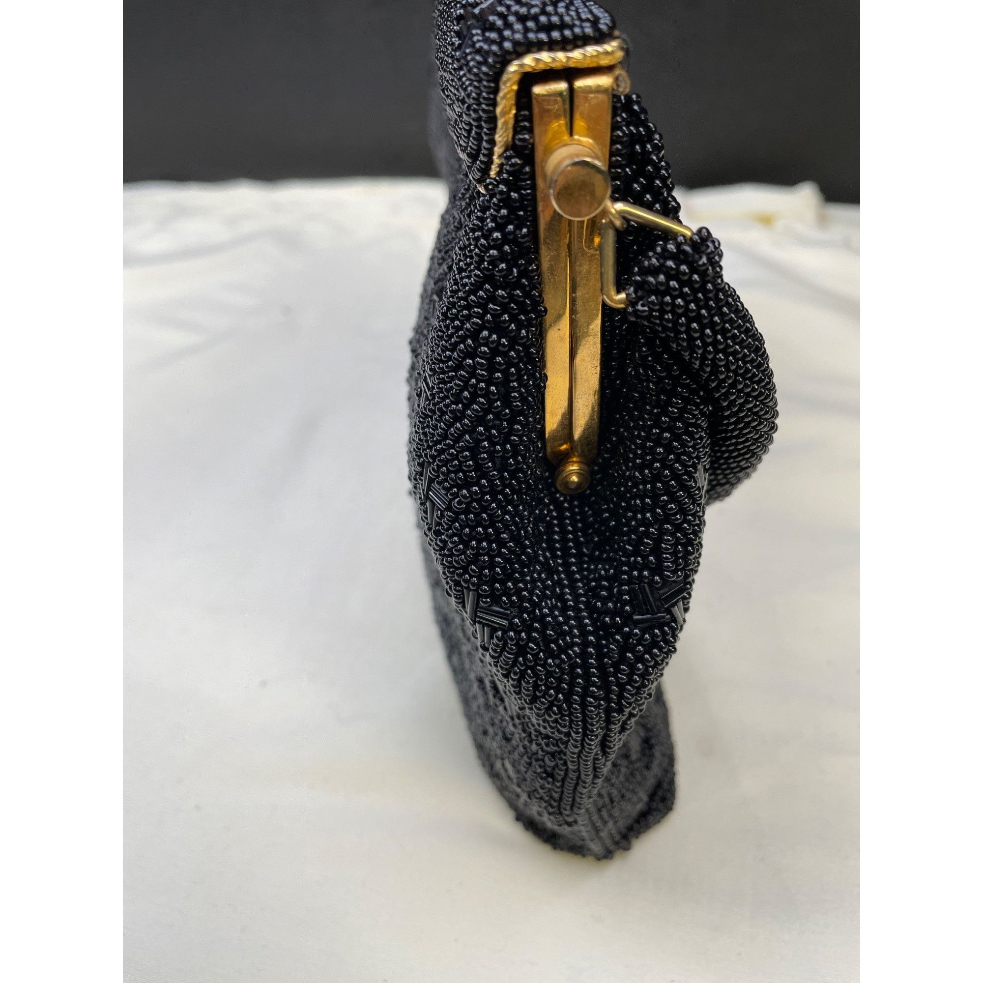 Other Stephen Chx Womens Black Beaded Evening Purse Handbag SKU 65 Size ONE SIZE - 6 Thumbnail