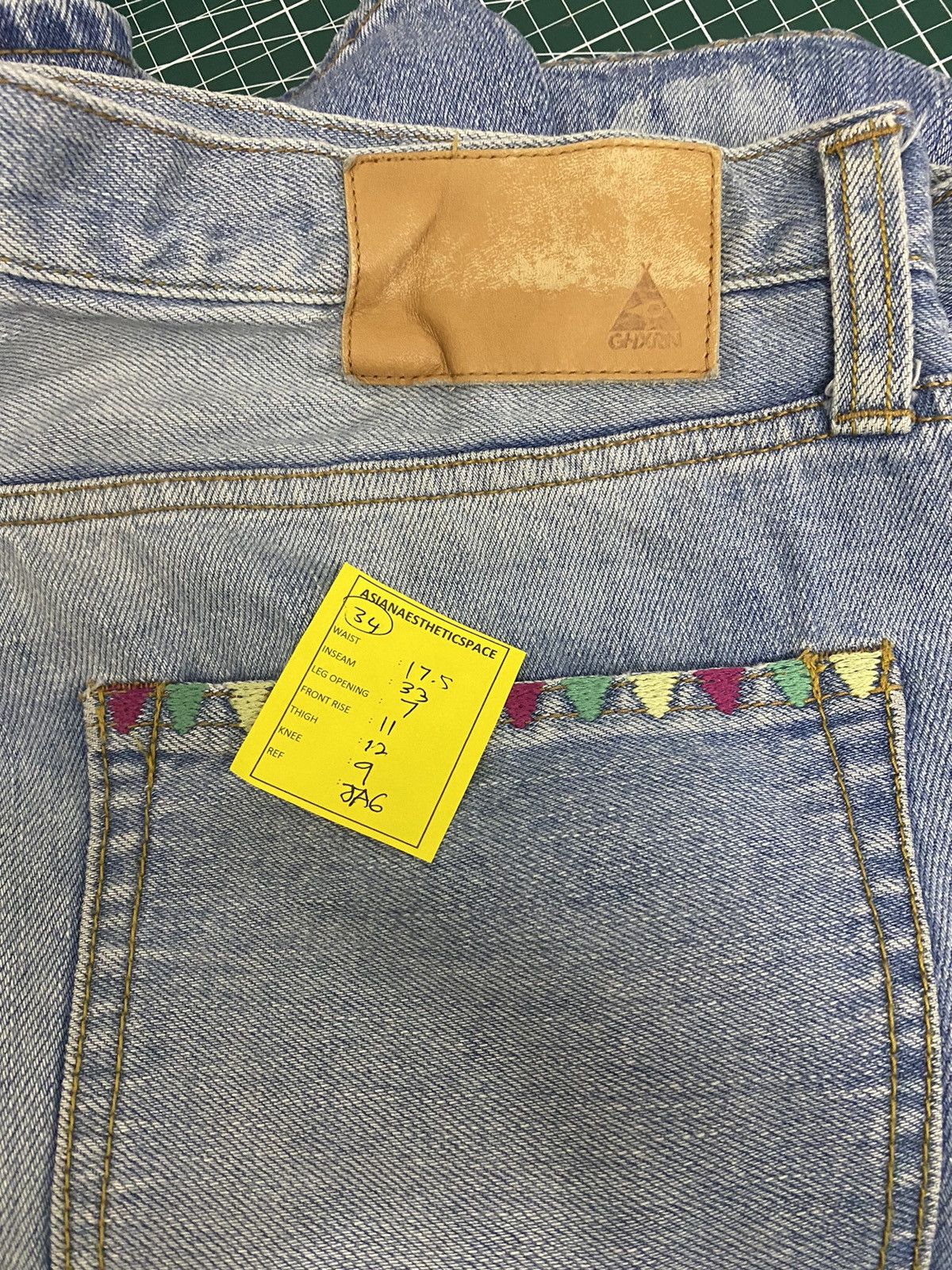 Goodhood × Japanese Brand × R.Newbold Goodhood X R. Newbold Denim Jean Selvedge Button Fly Size US 34 / EU 50 - 23 Thumbnail
