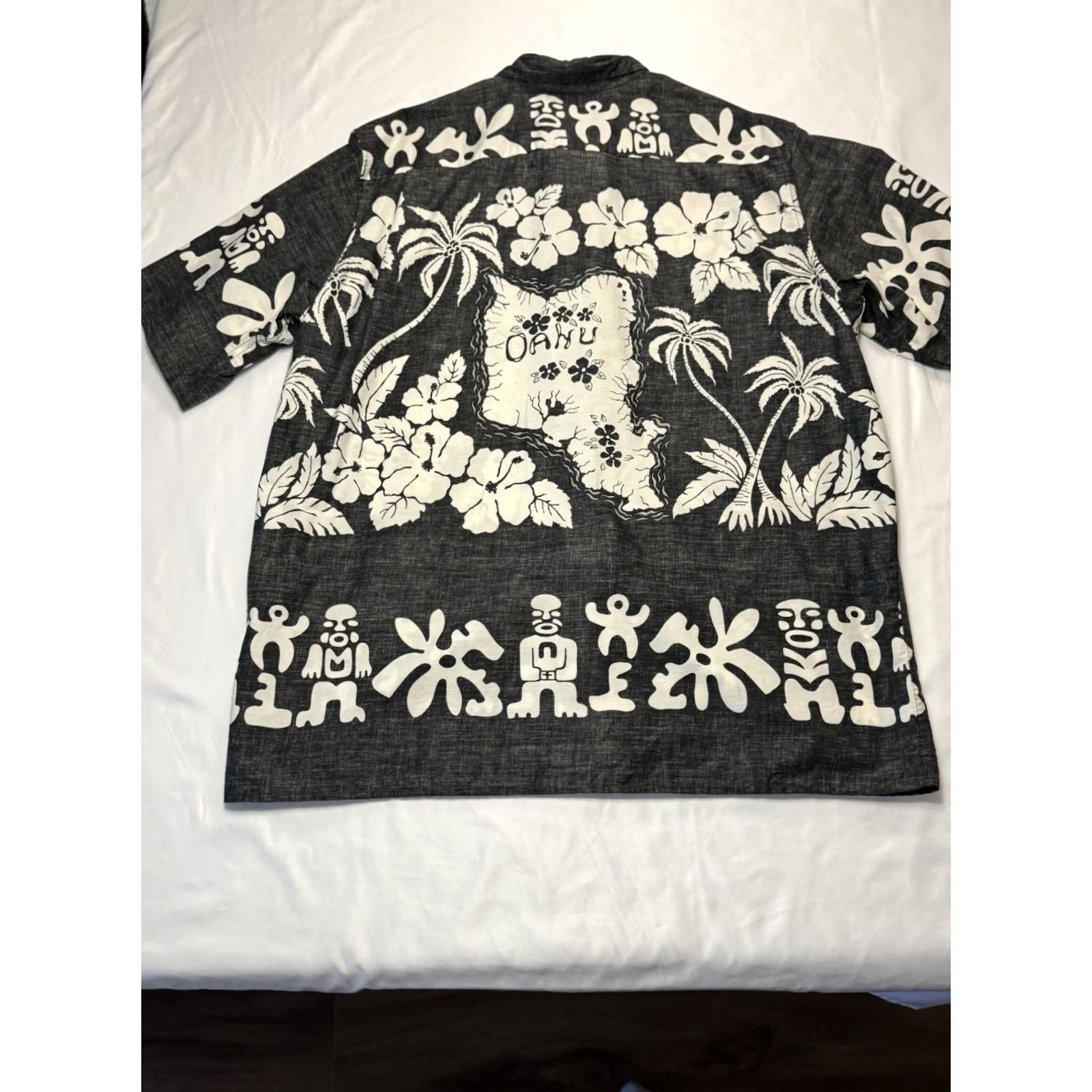 Reyn Spooner VINTAGE Reyn Spooner Hawaiian Shirt Oahu Black Cotton XXL Men Size US XXL / EU 58 / 5 - 7 Thumbnail
