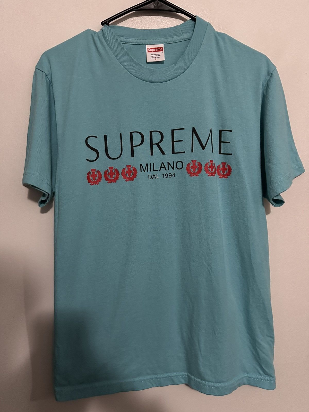 Supreme Supreme Milano Tee Size US S / EU 44-46 / 1 - 1 Thumbnail