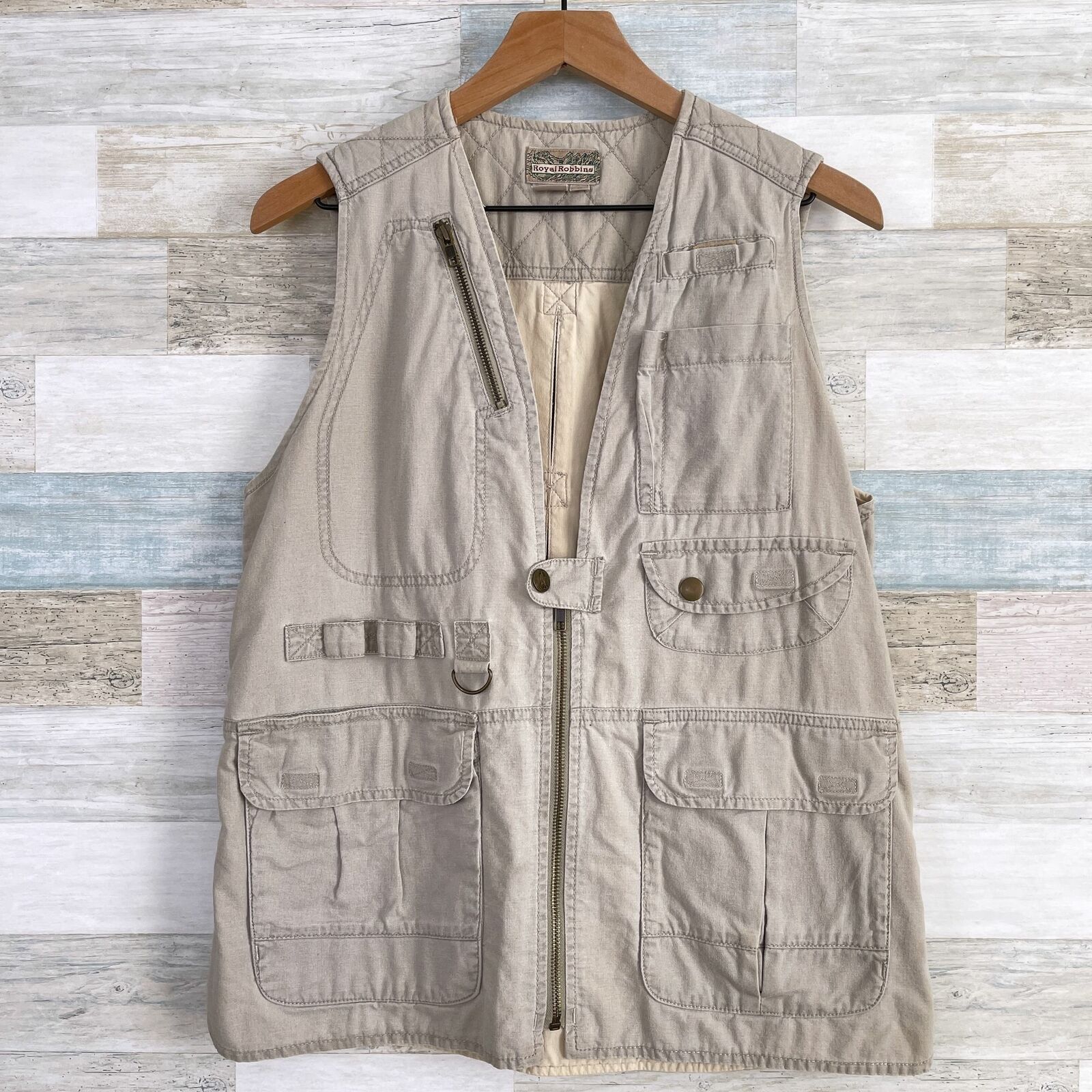Royal Robbins Royal Robbins Vintage 90s Hiking Safari Vest Beige Mens M Size US M / EU 48-50 / 2 - 1 Thumbnail