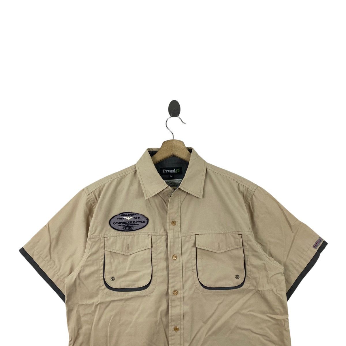 Other PRACT P Military Air Force Usa Button Up Pockets Collar Size US M / EU 48-50 / 2 - 2 Thumbnail