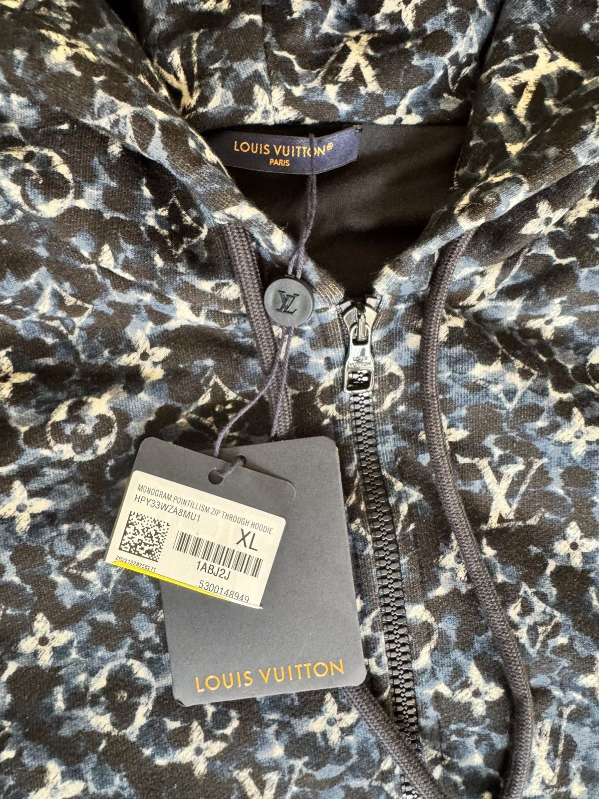 Louis Vuitton Louis Vuitton All Over Monogram Full Zip Hoodie Sz XL Size US XL / EU 56 / 4 - 3 Thumbnail