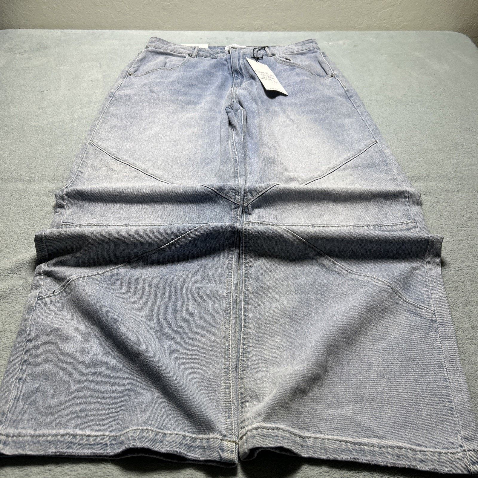JNCO Patchwork Beyond Baggy Jeans Womens 11 - 32x30 Wide Hamilton Size 32" / US 10 / IT 46 - 1 Thumbnail