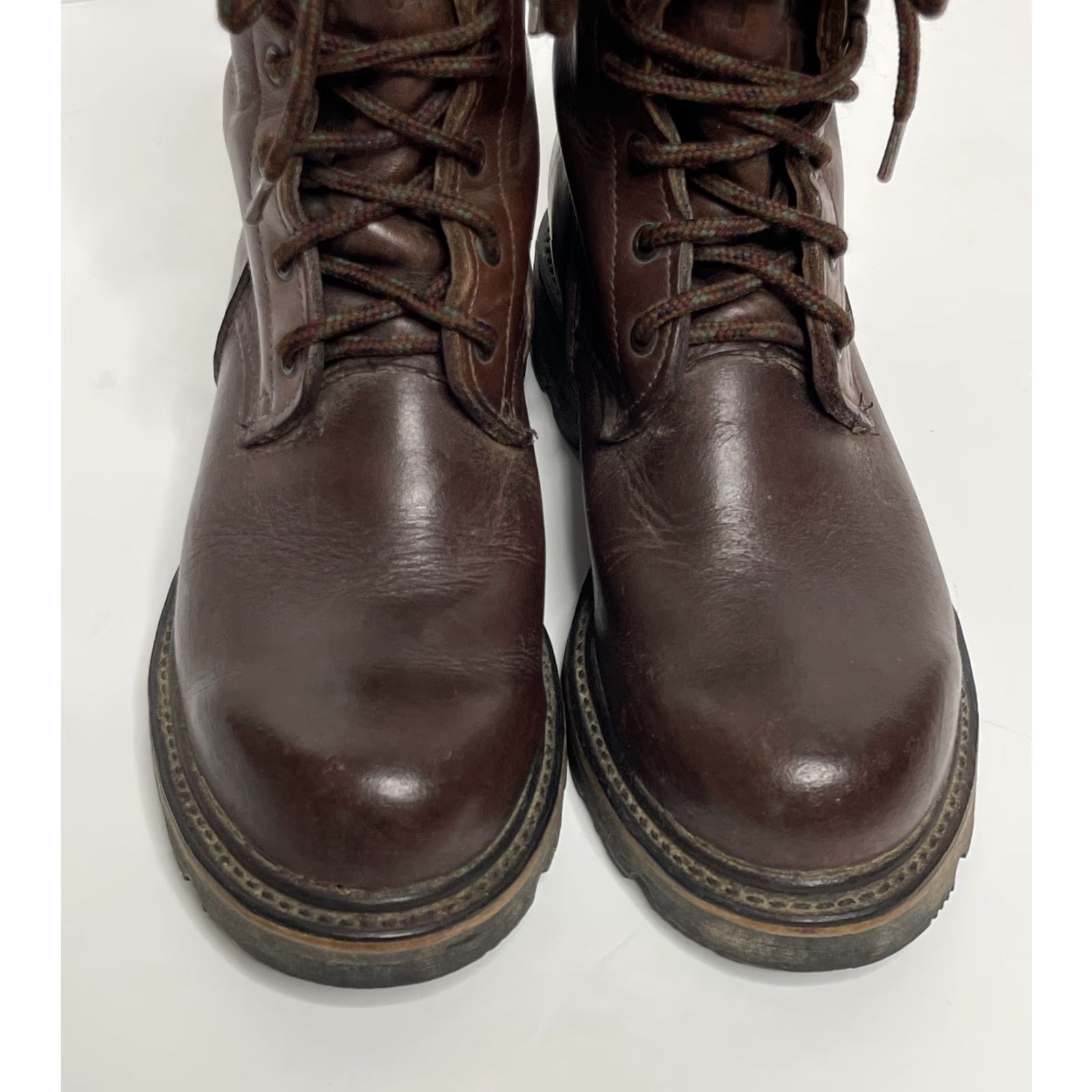 Red Wing VINTAGE Red Wing Logger Boots Men Brown Leather USA Made 04009 7 D USA Mens Boots Size US 7 / EU 40 - 5 Thumbnail