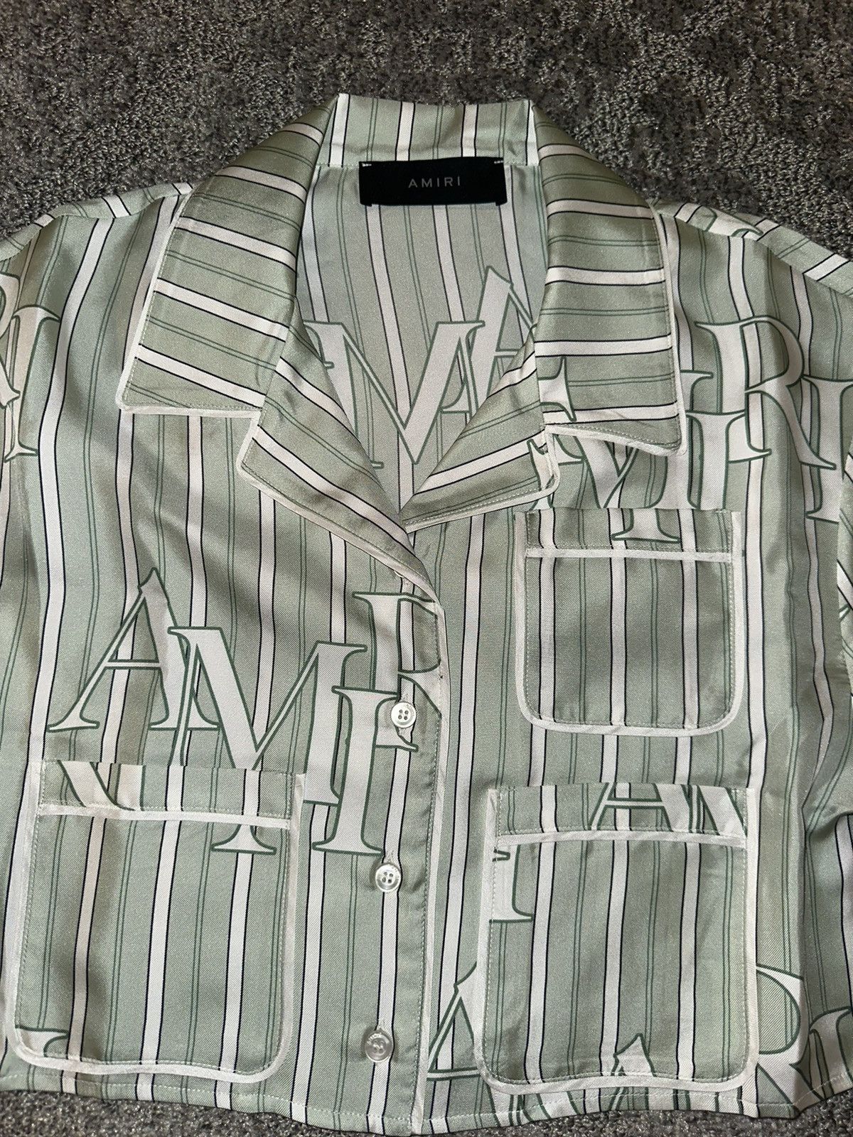 Amiri Amiri cropped button up shirt Size XS / US 0-2 / IT 36-38 - 1 Thumbnail