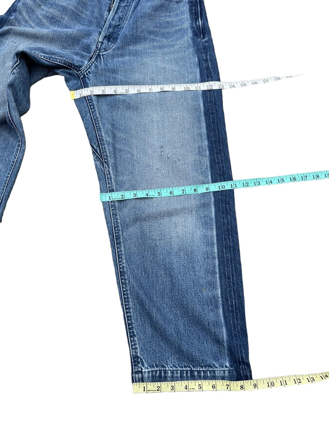 BRU NA BOINNE Bru Na Boinne Japan Side Stripe Selvedge Denim Cropped Jeans Size US 29 - 4 Thumbnail