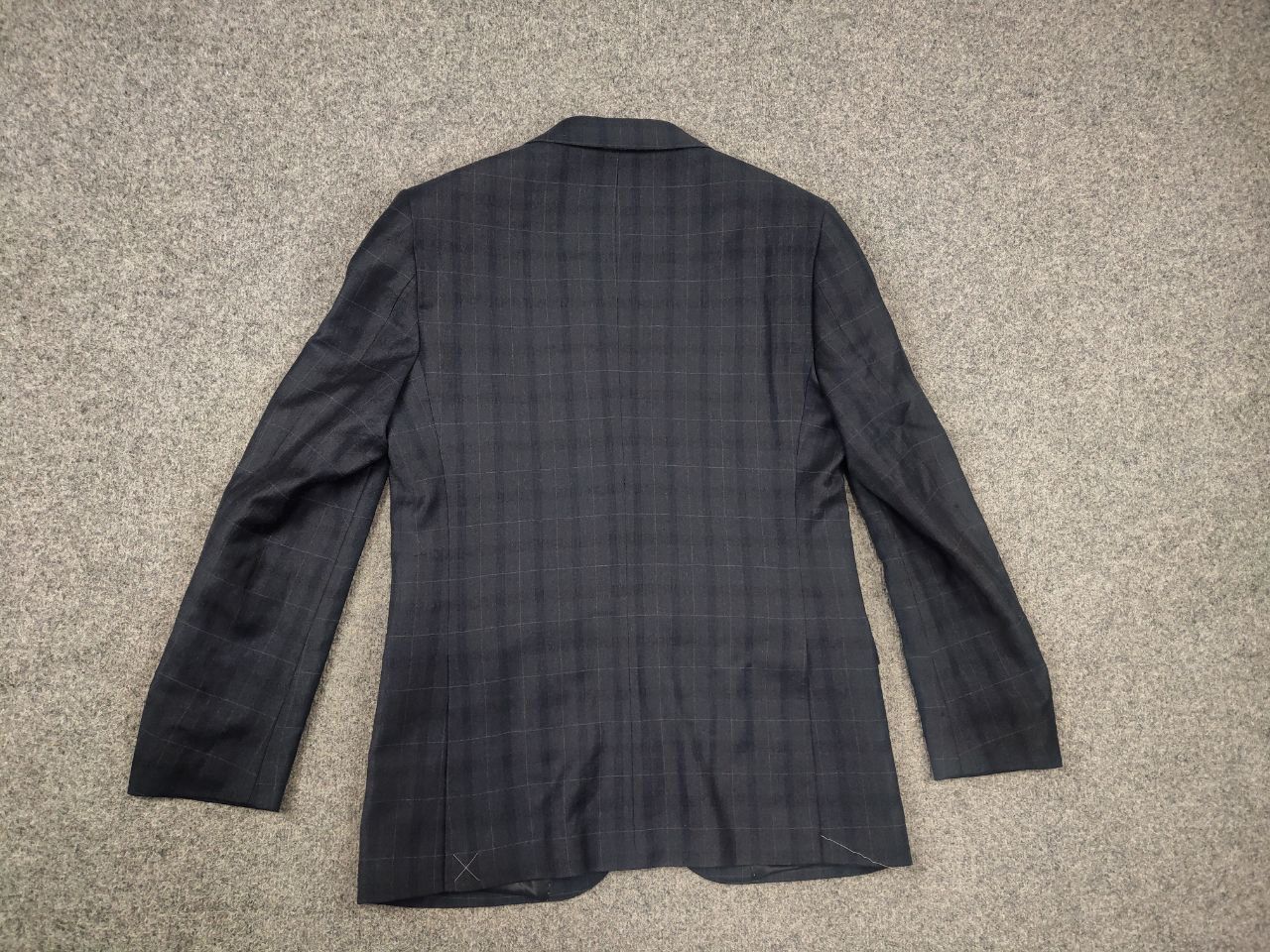 Marks & Spencer Marks & Spencer By Alfred Brown Wool Navy suit Blazer Pants Size 48L - 11 Thumbnail