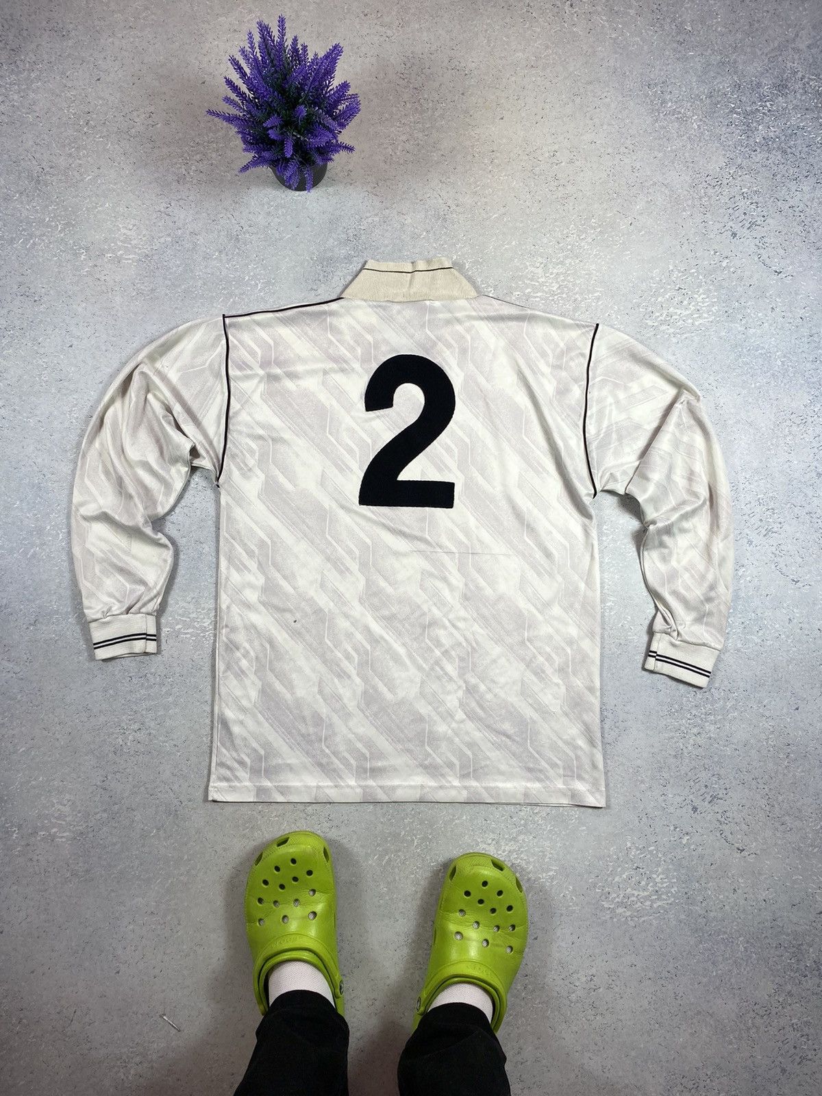 Vintage Bourne Sports Original Soccer Jersey #2 Size US M / EU 48-50 / 2 - 2 Thumbnail