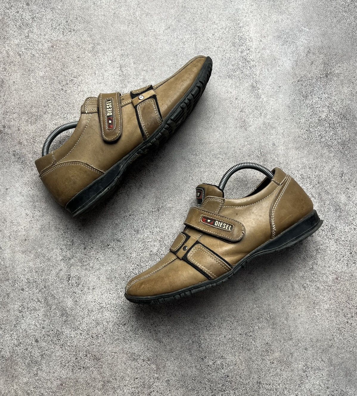 Diesel Diesel 90s iconic leather sneakers | Grailed