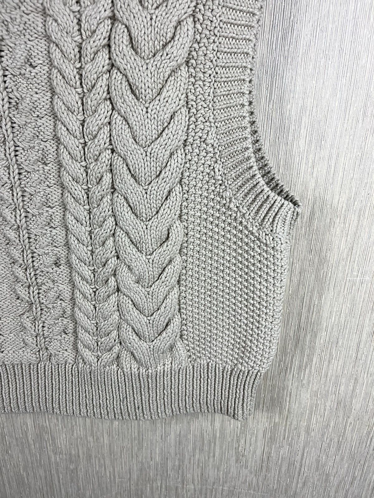 Cos COS knitted vest sweater cable knit y2k aesthetic vintage Size S / US 4 / IT 40 - 15 Thumbnail