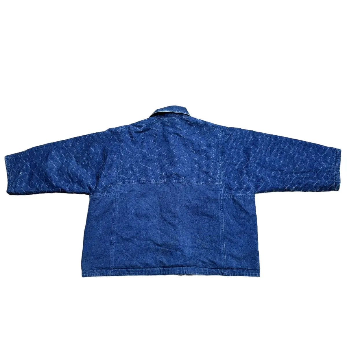 Issey Miyake Vintage Issey Miyake Sashiko Reversible Denim Jacket Size US M / EU 48-50 / 2 - 7 Thumbnail
