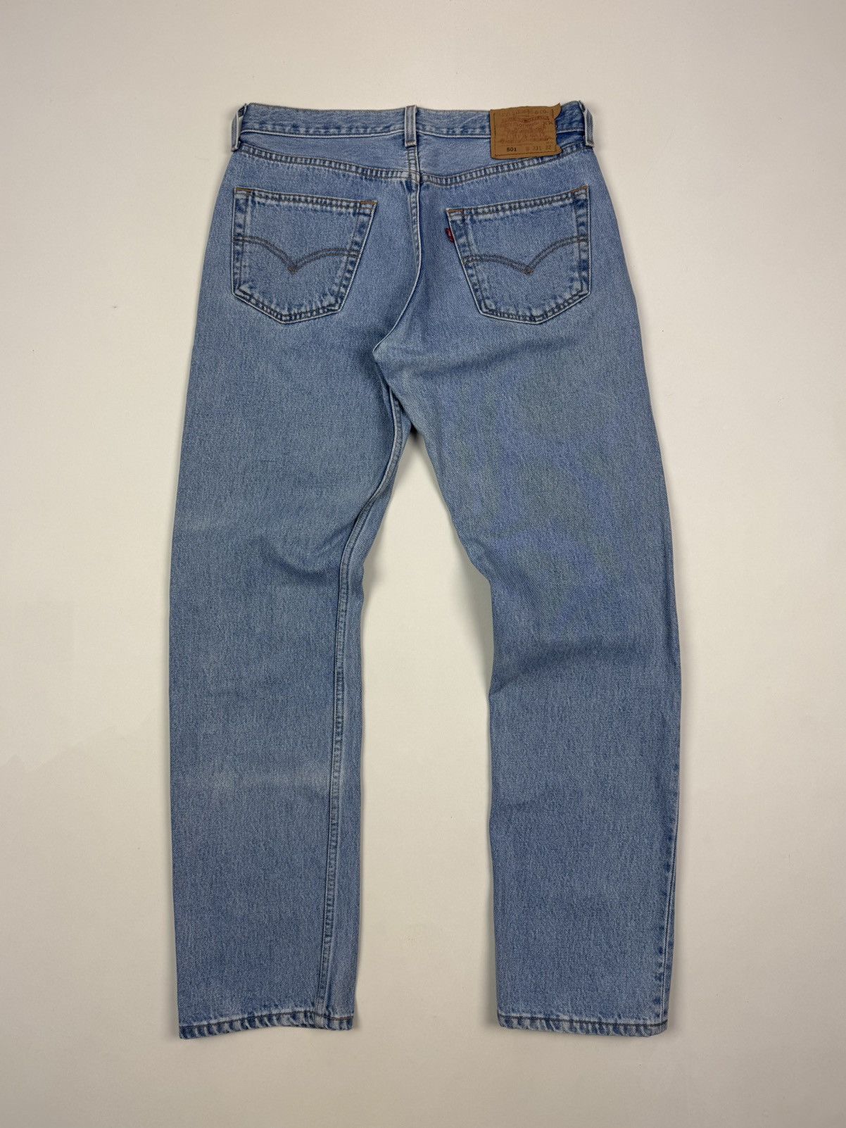Levi's 1990’s Vintage Levi’s 501 Washed Denim Jeans Pants Size US 33 - 14 Thumbnail