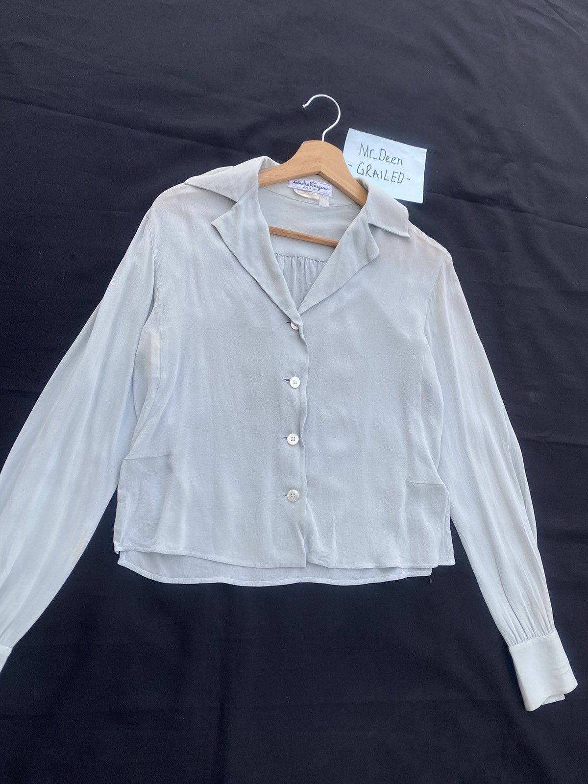 Salvatore Ferragamo Rare Vintage 90s Salvatore Ferragamo Buttons Shirt Size M / US 6-8 / IT 42-44 - 5 Thumbnail