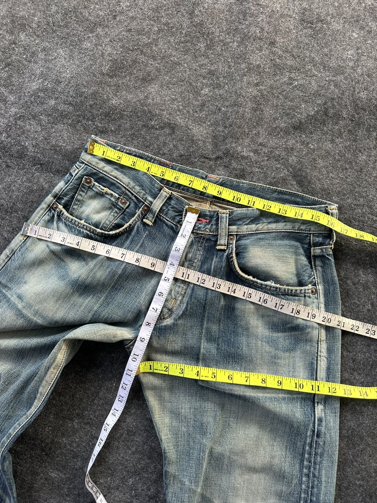 Edwin Vintage Edwin 504 Faded Washed Denim 32x32 D326 Size US 32 / EU 48 - 11 Thumbnail