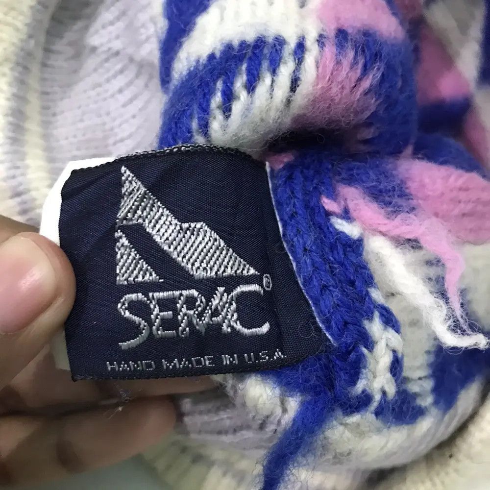 Other Vintage Serac Made In USA Bobble Beanie Hat Size ONE SIZE - 5 Thumbnail