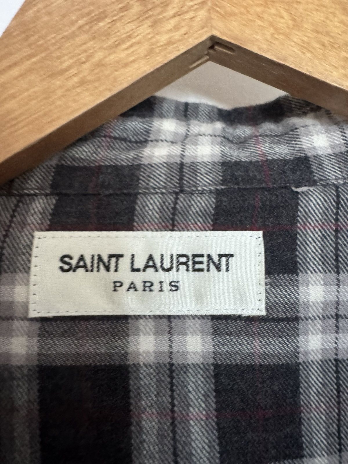Saint Laurent Paris Raw Hem Flannel Size US S / EU 44-46 / 1 - 2 Thumbnail