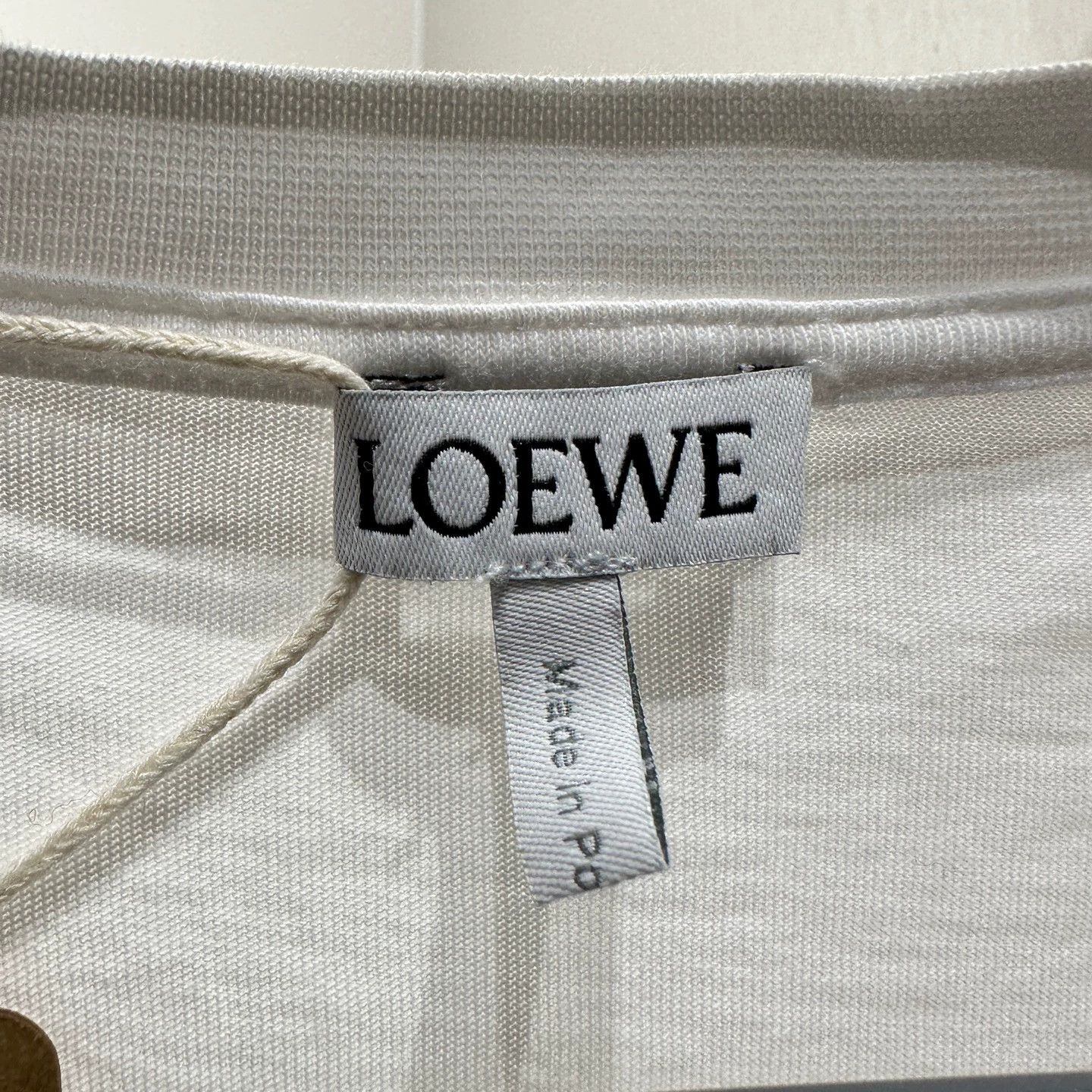 Loewe Loewe apr376 Logo Embroidered SS Tee L Size L / US 10 / IT 46 - 3 Thumbnail