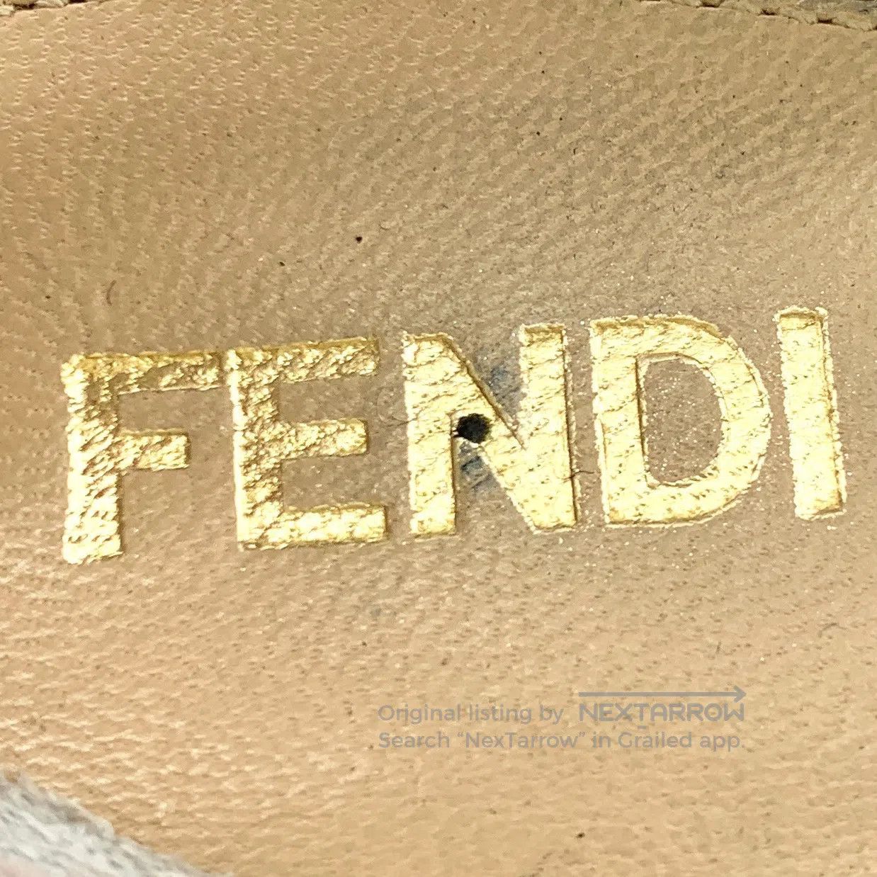 Fendi FENDI Colorful one-strap buckle design thick sole sandals| Size US 8.5 / IT 38.5 - 7 Thumbnail