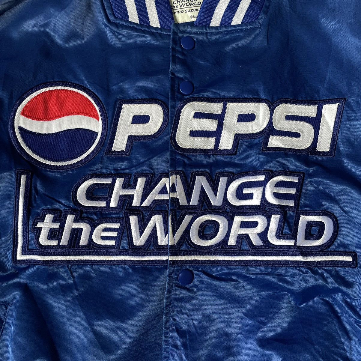 Pepsi GRAIL MLB ICHIRO SUZUKI x PEPSI VARISTY BOMBER JACKET Size US XXL / EU 58 / 5 - 13 Thumbnail
