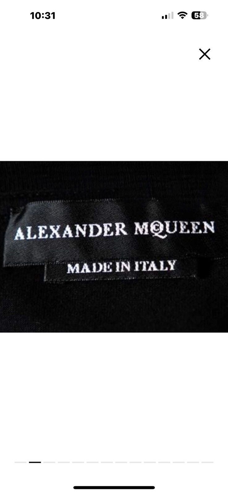 Alexander McQueen Alexander McQueen - XL.- Men’s Top Size US XL / EU 56 / 4 - 3 Thumbnail