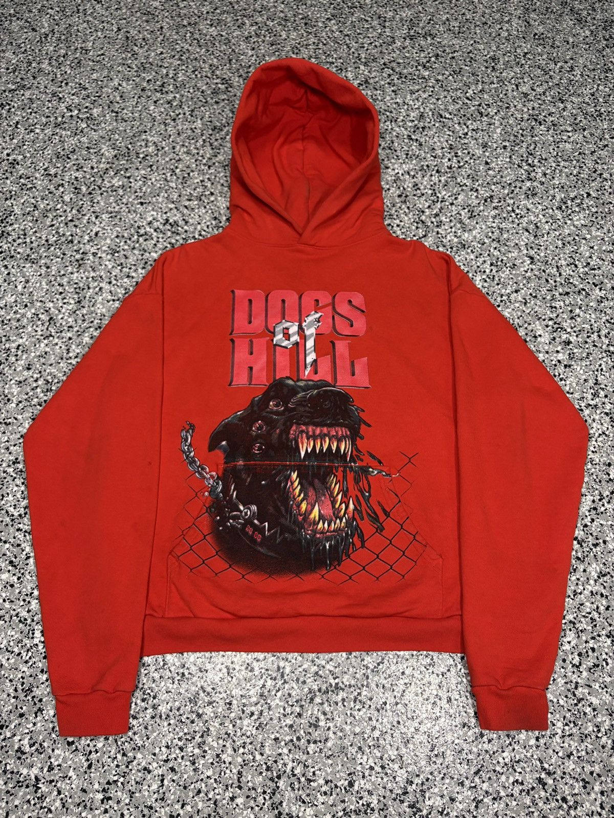 2020 Billy Hill Red Collection #4 “Dog Of Hill” Hoodie Sz XL