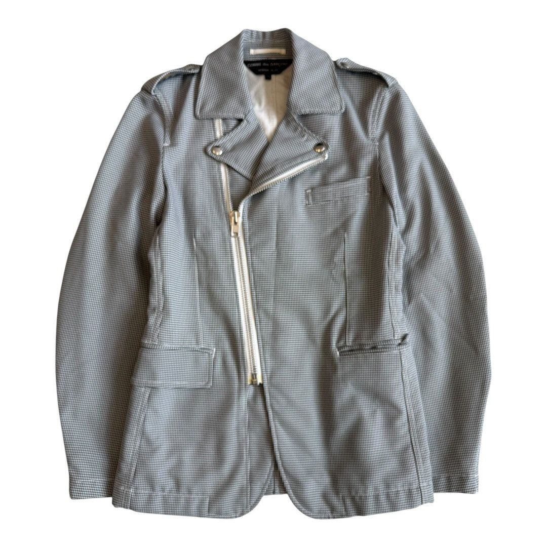 Comme des Garcons Homme Plus Comme des Garçons Homme Plus SS12 Micro-Houndstooth Jacket Size US XS / EU 42 / 0 - 1 Thumbnail