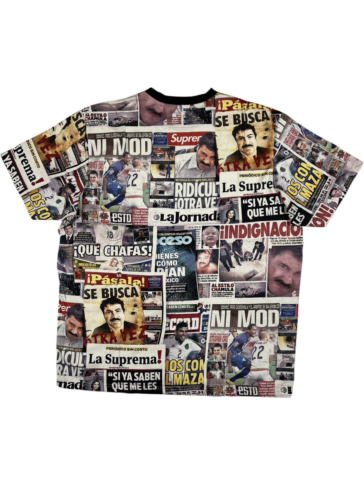 Supreme SS20 EL CHAPO ‘HEADLINE S/S TOP’ Size US XL / EU 56 / 4 - 3 Thumbnail