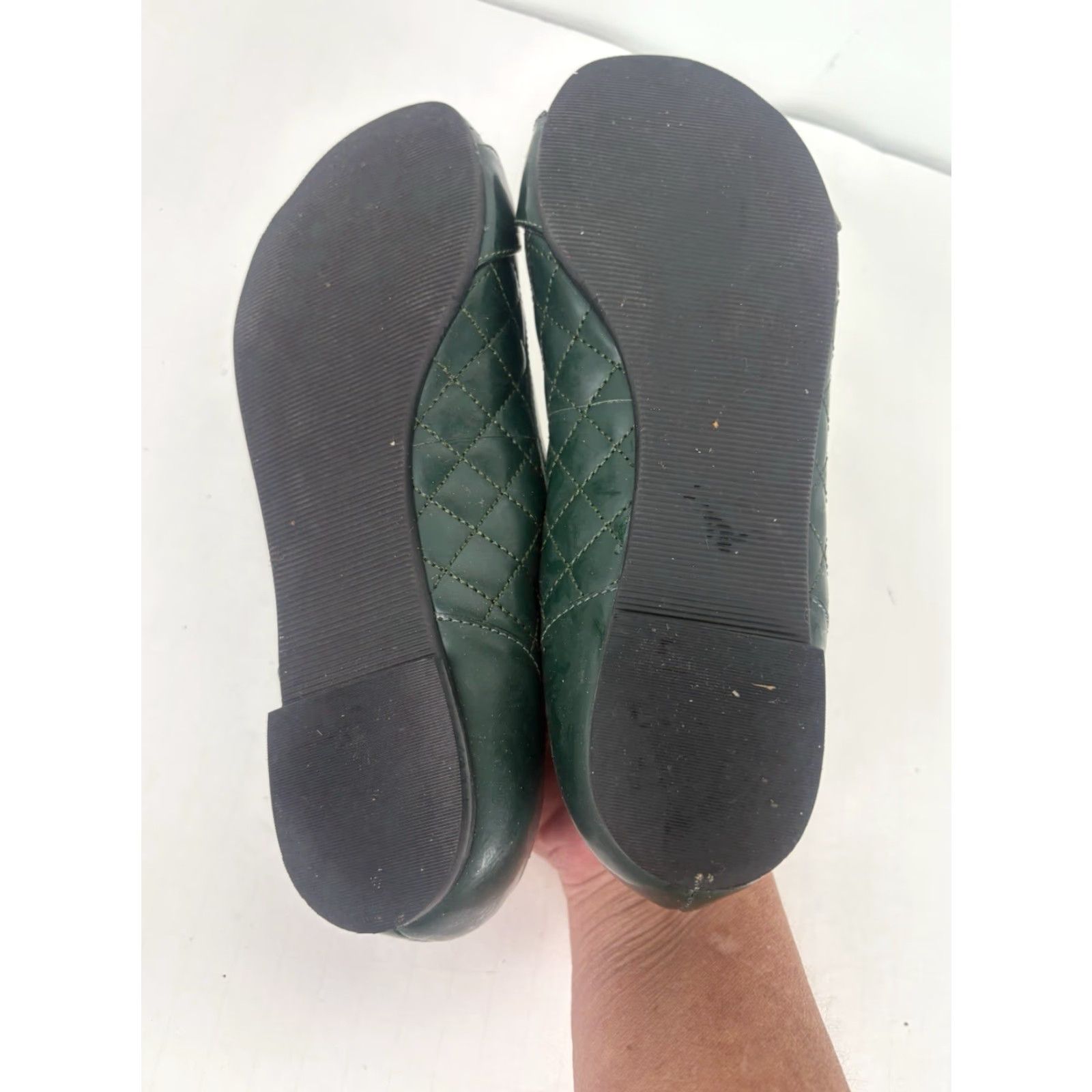 Talbots VINTAGE Talbots Leather Flats Womens Size 6.5B Green Casual Dressy City Style Brazil Size US 7 / IT 37 - 7 Thumbnail