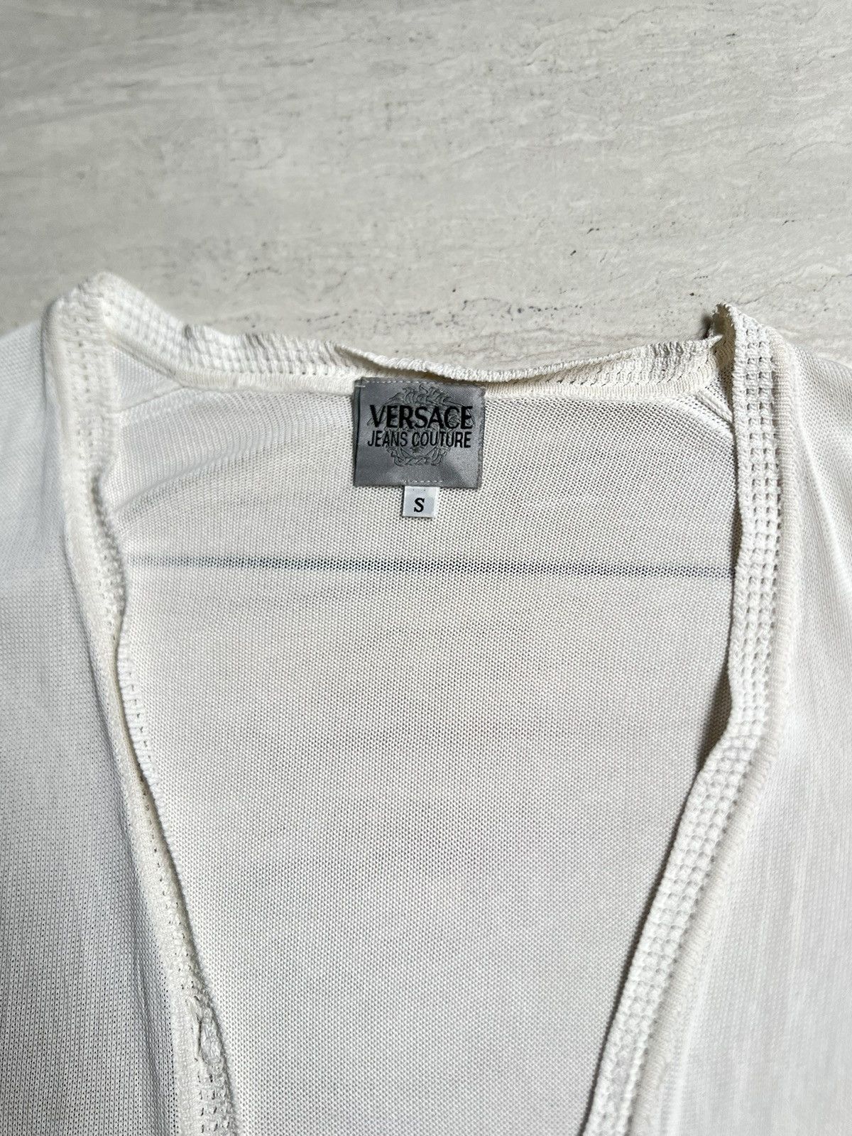 Versace Jeans Couture Versace Jeans Couture White Cardigan Size US S / EU 44-46 / 1 - 5 Thumbnail