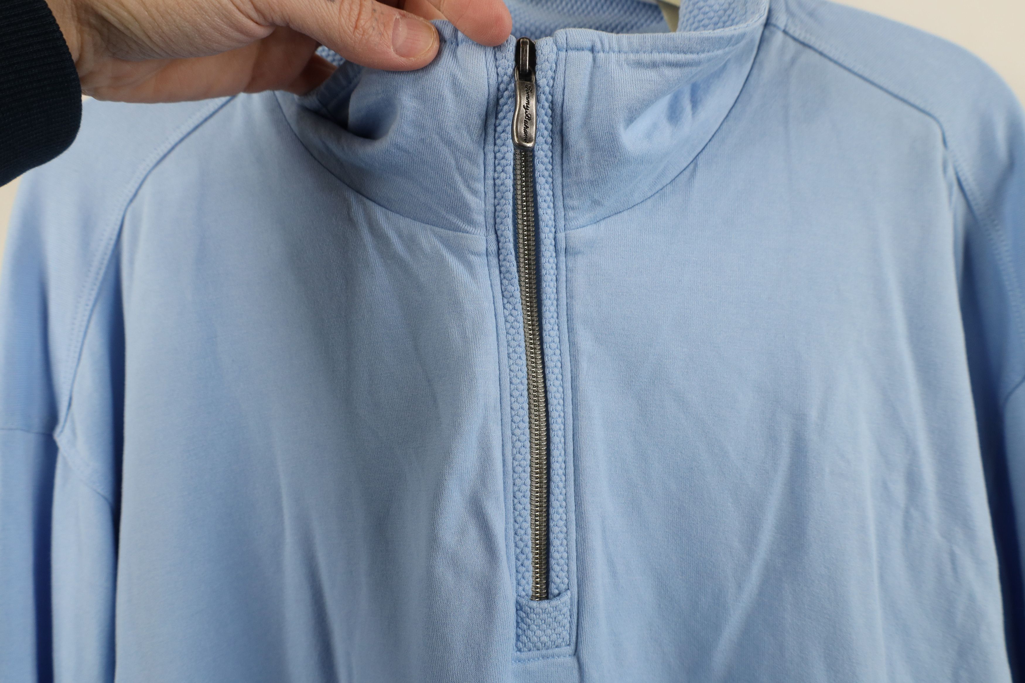 Tommy Bahama Tommy Bahama 1/4 Half Zip Pullover Sweater Carolina Blue Size US XL / EU 56 / 4 - 7 Thumbnail