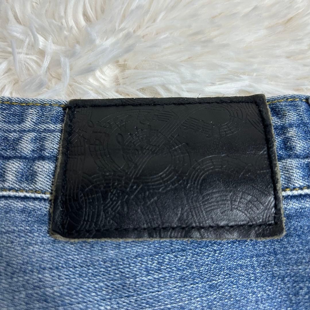 Number (N)ine Repaired Distressed Denim Size US 35 - 18 Thumbnail